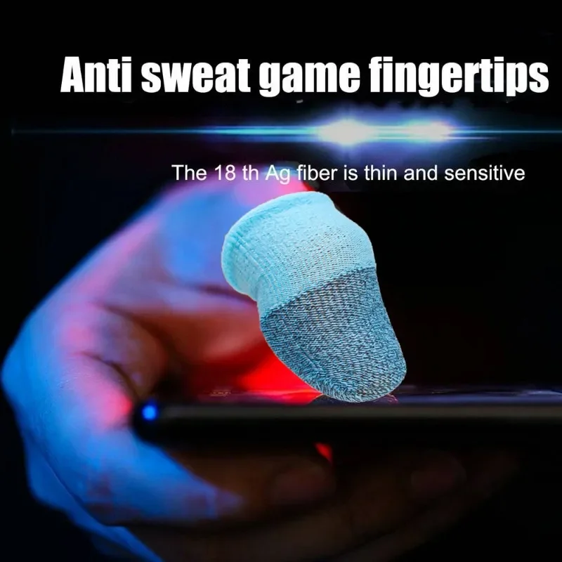 8-1 paia di dita per dita da gioco mobili per dita culle per dita da gioco antiscivolo per Touch Screen