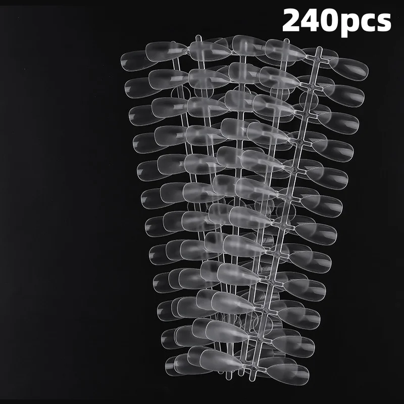 

240/120 шт. миндалевидный дисплей для дизайна ногтей, пресс на натуральных кончиках для гель-лака, дисплей, инструменты для маникюра для поддельных ногтей