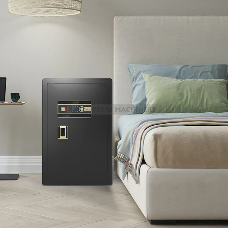Electronic Safe Deposit Box Digital Password & Fingerprint Unlock for Store Money Jewelry Documents