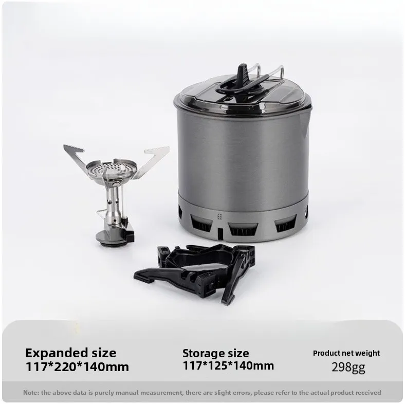 

Hiking Set, Lightweight Outdoor Stove, Pot, Camping Cooker Set, Self-driving Tour Cooking