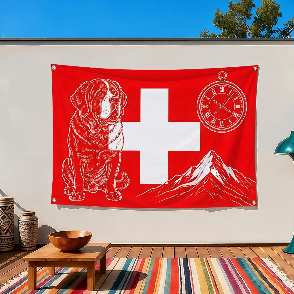 Sweden Flags Indoor Outdoor Wall Hanging Suitable For Living Room Bedroom And Camping Decorations