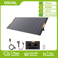 Oscal PM400 400W Portable Foldable Solar Panel 23% Energy Conversion Rate outdoor Waterproof camping Solar charging Panel