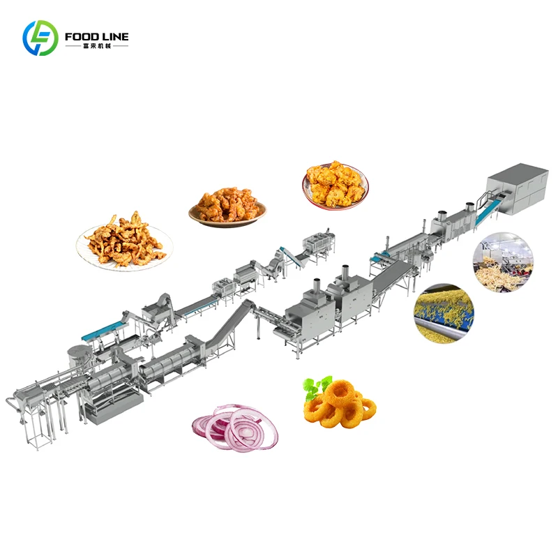 FOODLINE Customized Professional Potato Chips and Fries Making Line for Global Food Producers