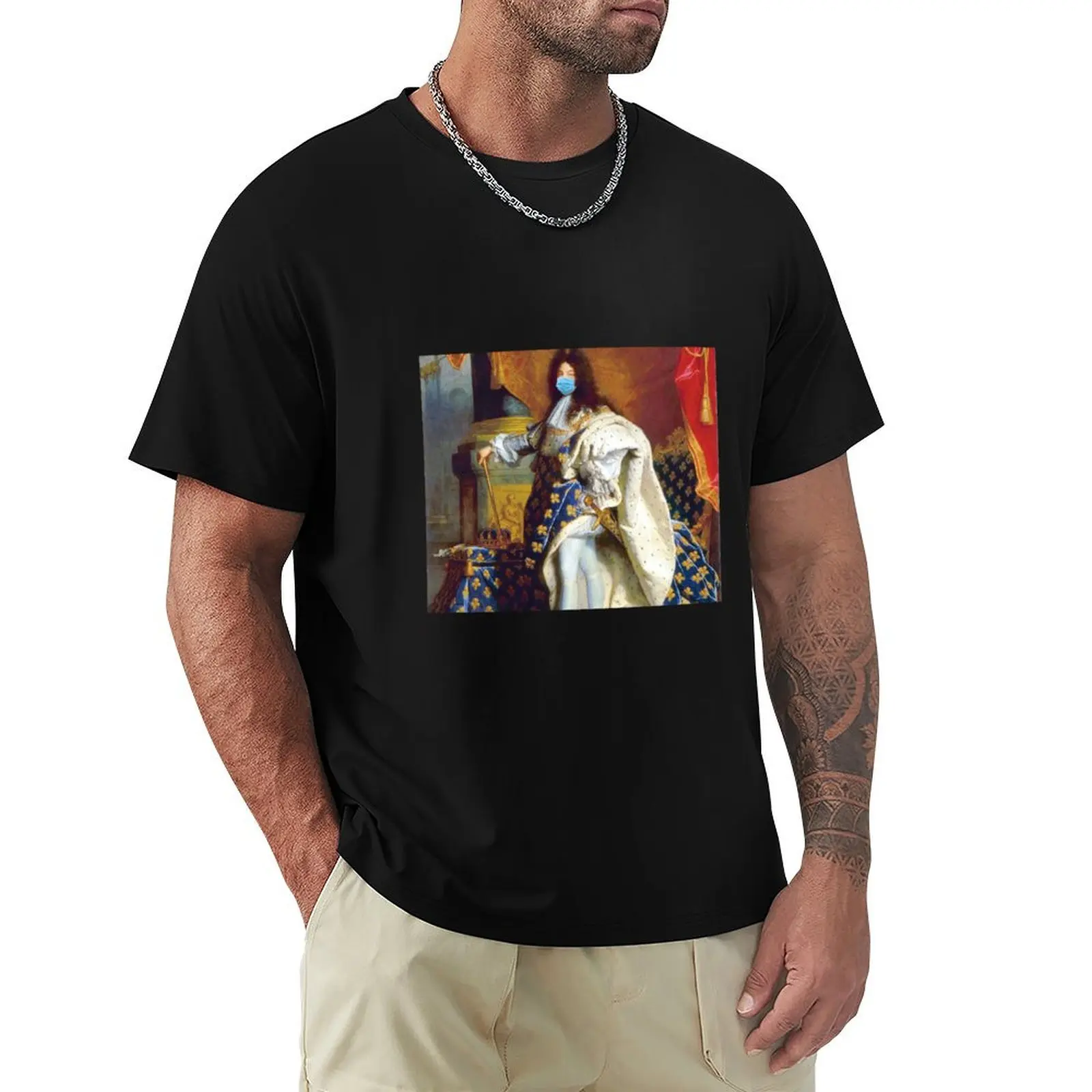 

Louis XIV covid-19 T-Shirt animal prinfor boys man t shirt men tshirt