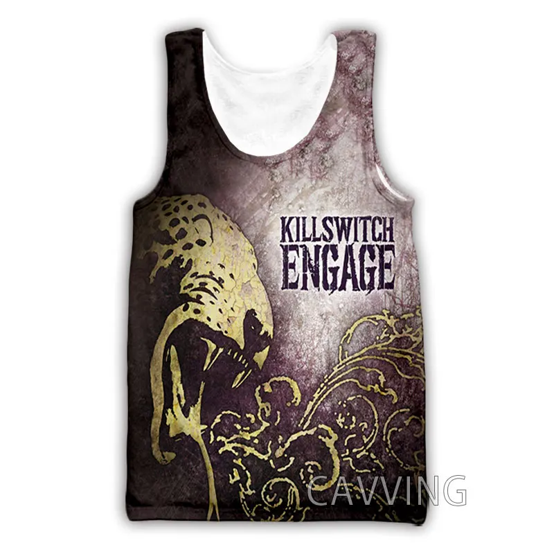 CAVVING 3D Printed  Killswitch Engage  Rock  Tank Tops Harajuku Vest  Summer Undershirt Shirts Streetwear for Men/women