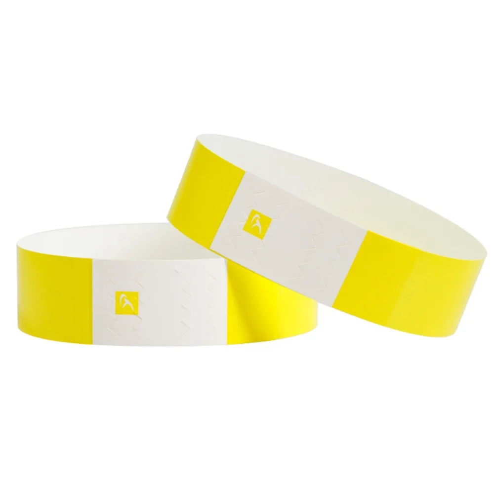 100 Pcs Paper Tyvek Wristbands Waterproof Ticket Bar Identity Disposable Wristbands Multipurpose Swimming Synthetic Paper Wrist