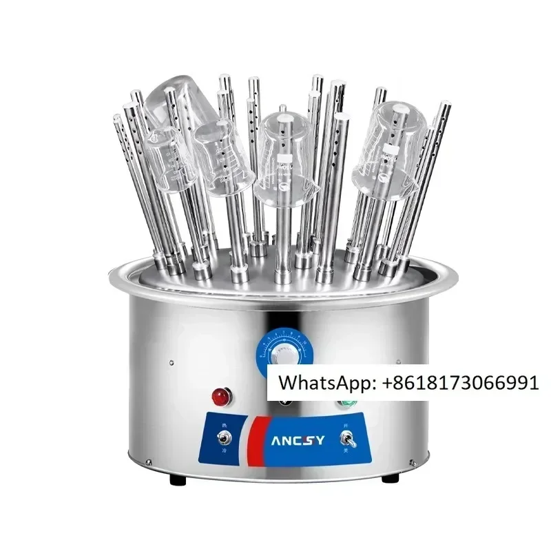 Glass airflow dryer, stainless steel 12 hole 20 hole laboratory glassware, test tube beaker dryer