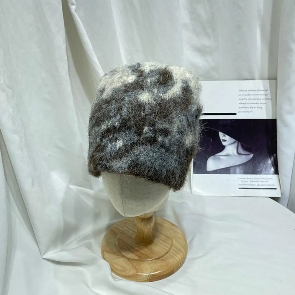 

Зимние пушистые теплые шапки, теплая плюшевая морозостойкая ветрозащитная пуловерная шапка, корейская Y2k Steet, модные шерстяные вязаные шапки на открытом воздухе