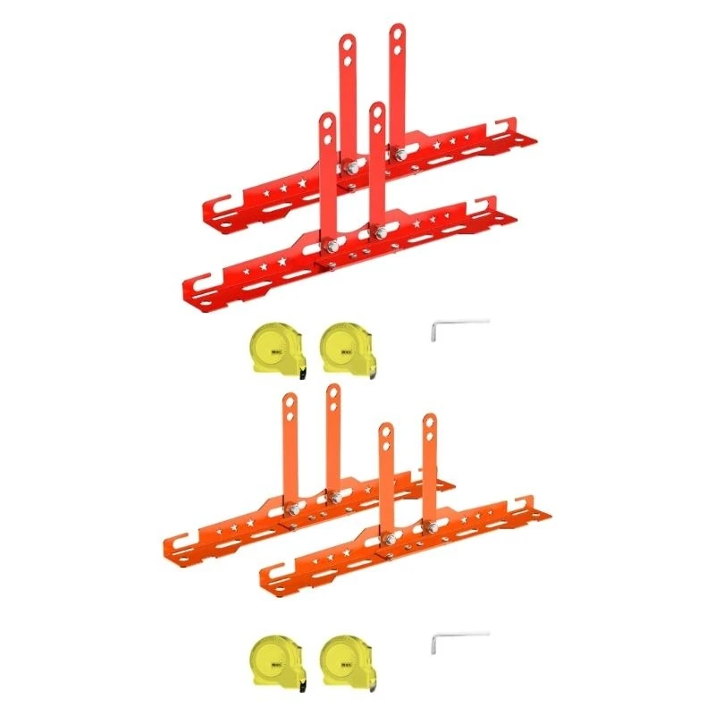 

Профессиональный набор инструментов для выравнивания колес для энтузиастов DIY Легкий в использовании с настенным конструкцией,