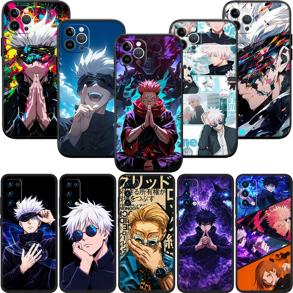 HK29 Jujutsus Gojo Phone Case for Samsung Galaxy M06 M15 M16 M35 M55 M56 A36 A42 A50 A50S A51 A52 A32 A33 A05 A05S A06 A16 A20