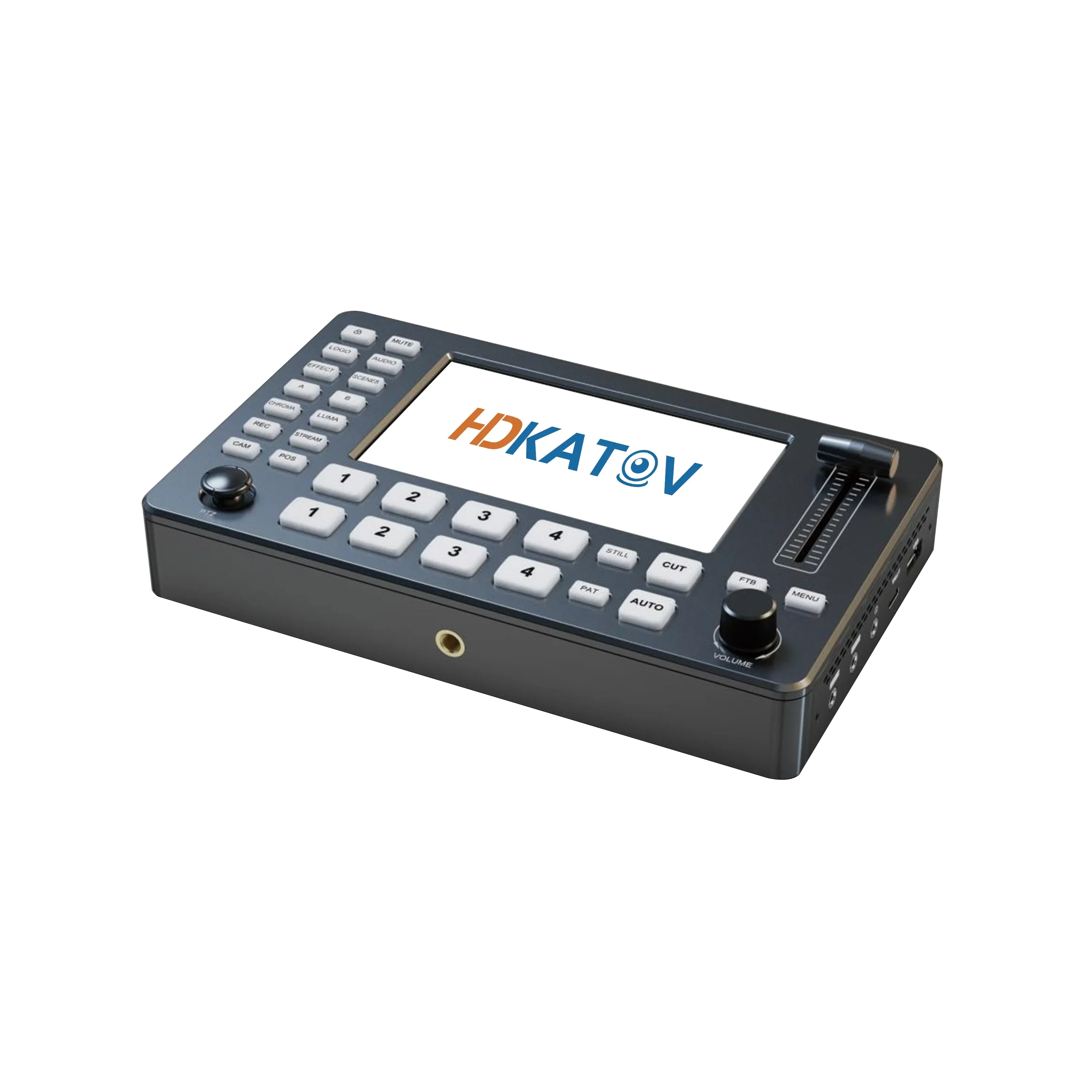 2025 KATO Multi-camera Video Mixer Switcher with Full HD LCD Screen PTZ Control Chroma Key USB3.0 live streaming