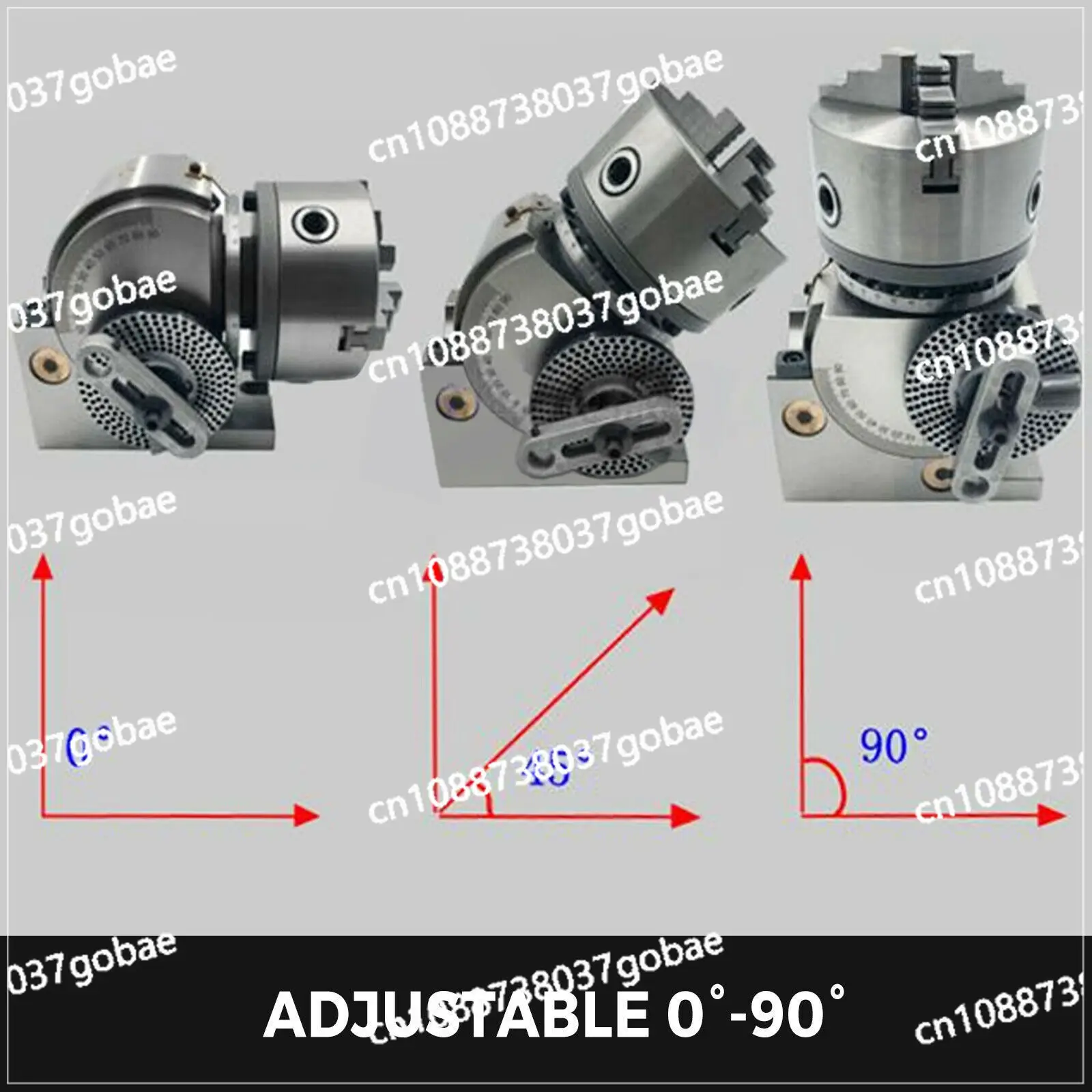 BS-0-4 inch hand crank precision universal indexing head milling machine simple with tail seat