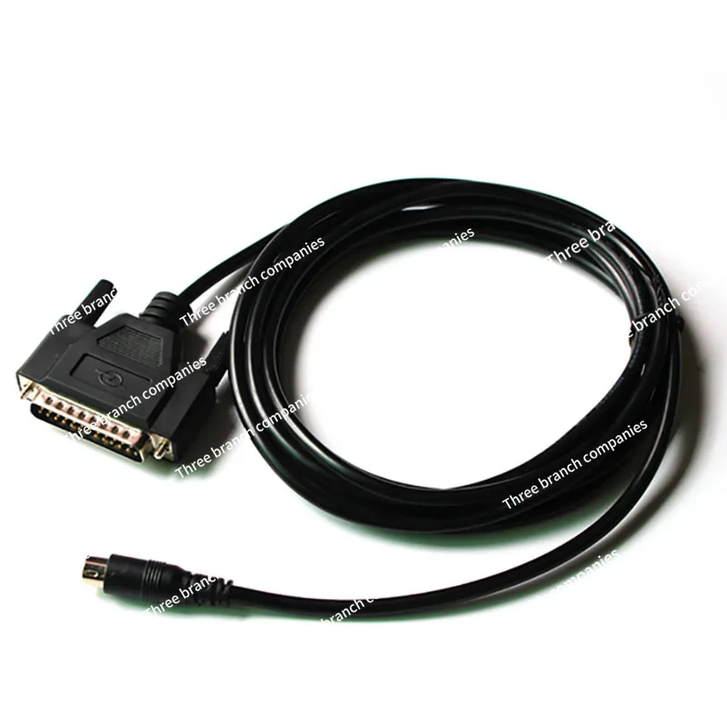 touch screen and FX PLC communication connection cable MD8 round mouth 8 pin to 25  data