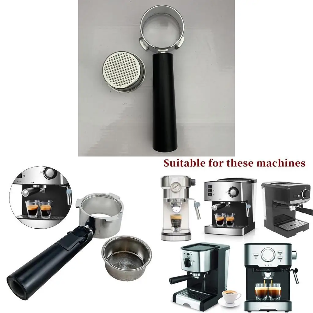 

Новинка 2026 года, бездонный портафильтр для кофе с ручкой для кофе, сменный инструмент для Homix, 51 мм, 3 уха