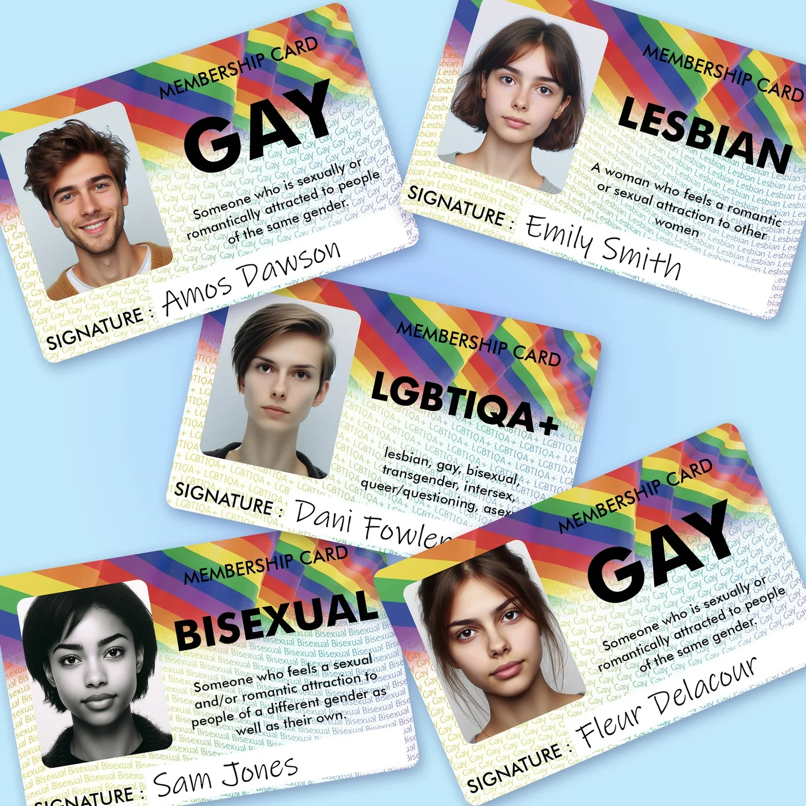 1pc Personalized Photo Gay/Lesbian Card,PVC Lifetime Membership Card,LGBT Pride Card,Customized Novelty ID,Crude Joke for Friend