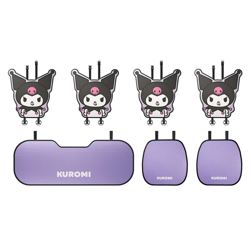 My Melody Hello Kitty Car Seat Cushion Neck Pillow Four-Season Breathable Cushion Seat Cover Cartoon Kuromi Car Accessories - Image 5