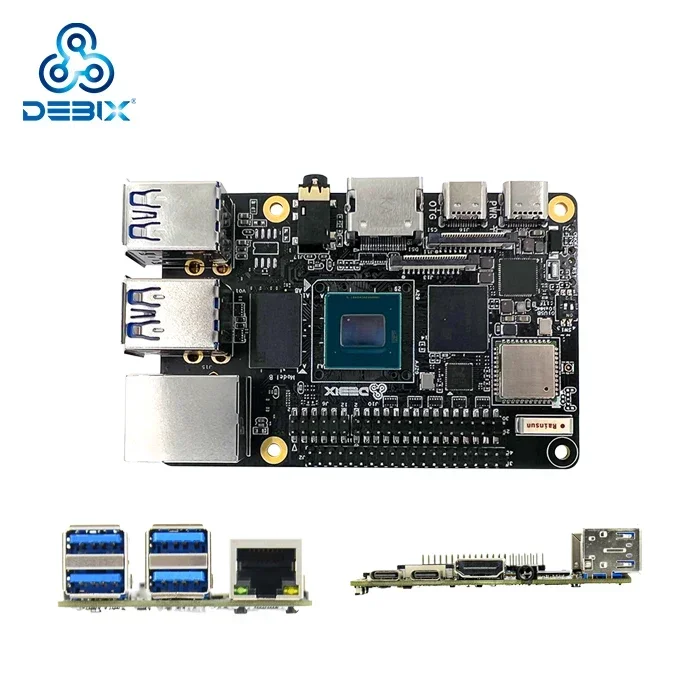 DEBIX Model B iMX 8M Plus series single board 4+16GB Android Ubuntu win 10 iot temp -40 to 85 arm development board