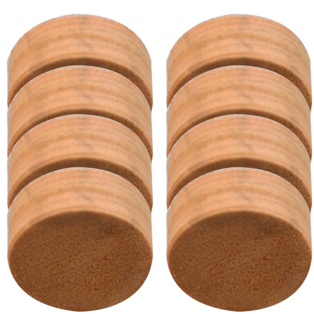 

8 Pcs Small Cushion Cork Pad Replacement Mats Trombone Pads Tool Protect Instrument Trumpet Key Wooden WaterKey