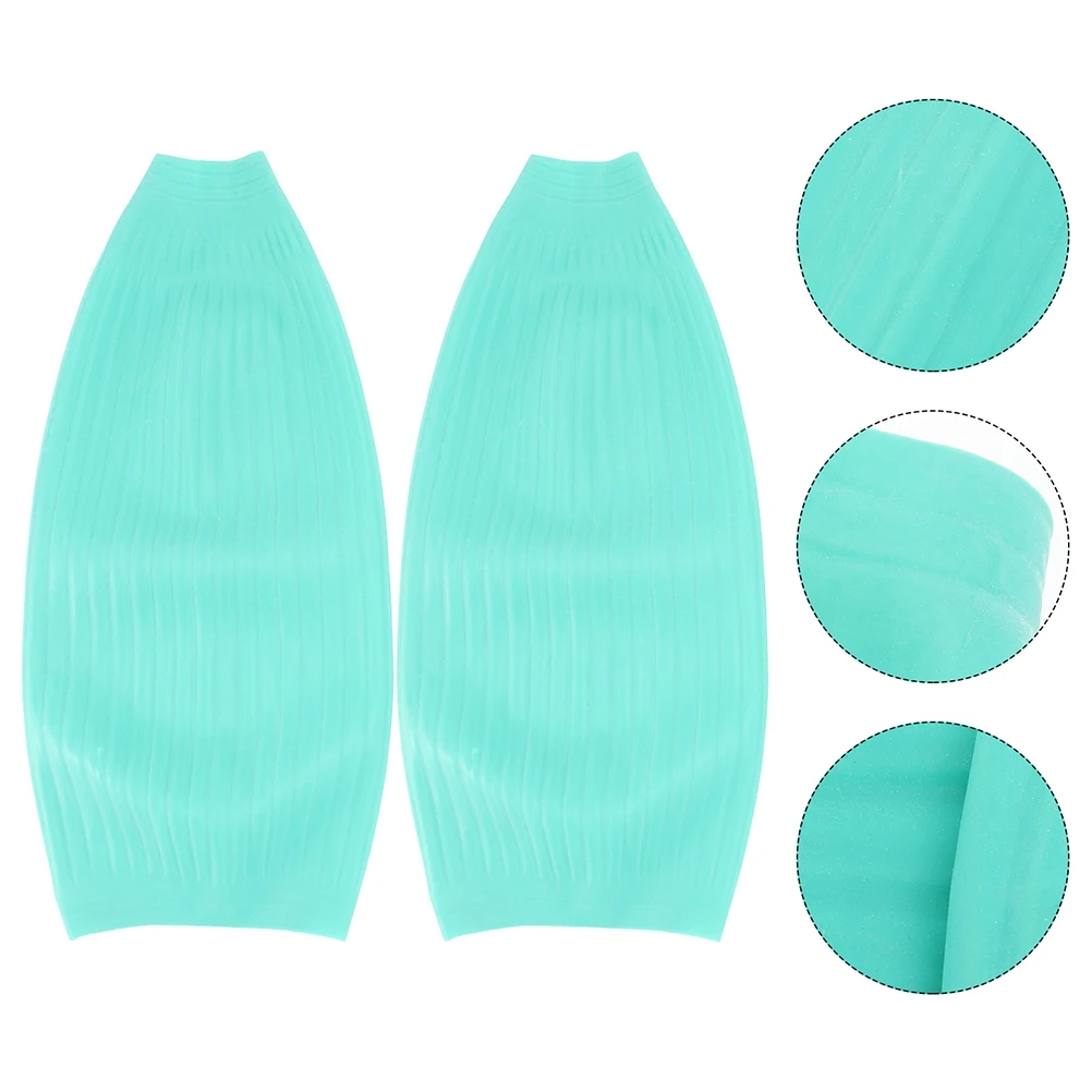 

1 пара водонепроницаемых маслостойких нарукавников для уборки работы по дому, защитные нарукавники, мягкие латексные покрытия на локтя, гибкие