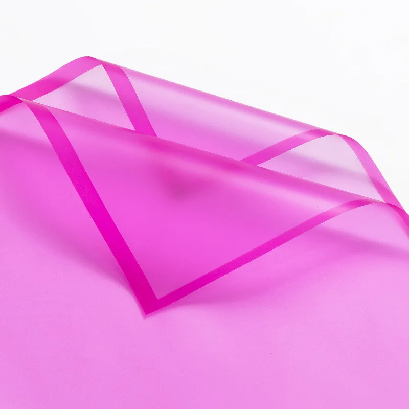 4pcs/Pack Rose Flower Wrapping Paper Solid Color Matte Half Transparent Waterproof Gift Wrap Florist Bouquet Wrapping Paper