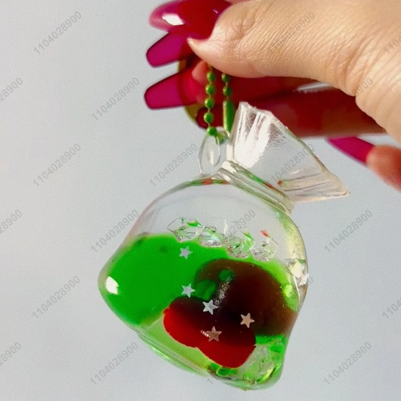 Borsa fortunata Palla antistress fatta a mano Borsa squishy per pesci rossi Giocattolo Mochi Palla da spremere Alleviare lo stress Giocattolo relax delle mani Regalo