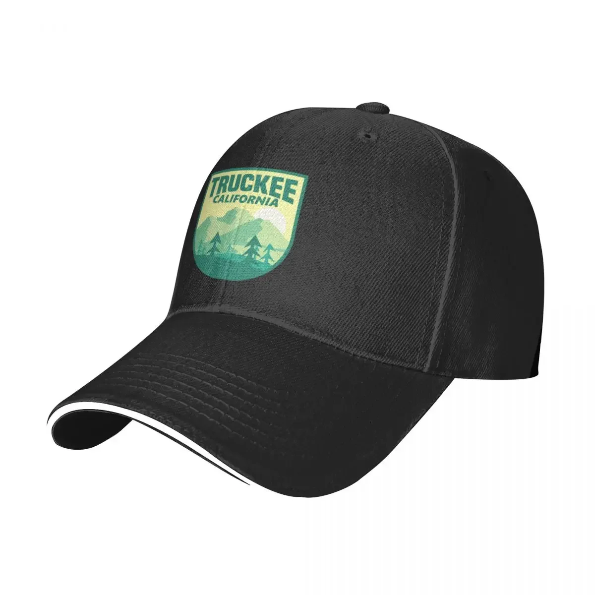 Truckee California Art Sticker Baseball Cap Streetwear Hat Luxury Brand Male Women's