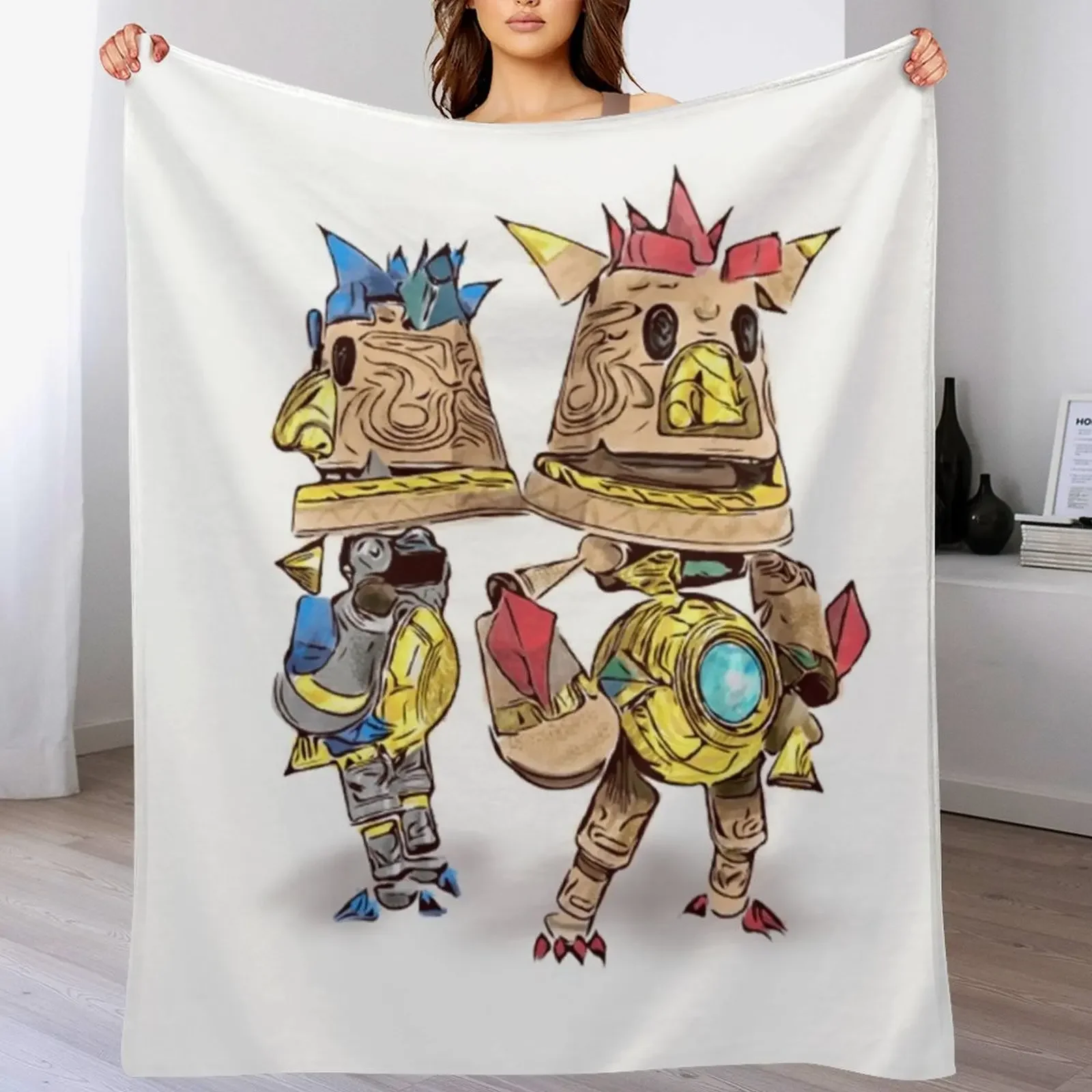 

Knack 2 T-ShirtKnack II Original Line Art Throw Blanket Multi Purpose Soft Warm Blanket for Home Travel