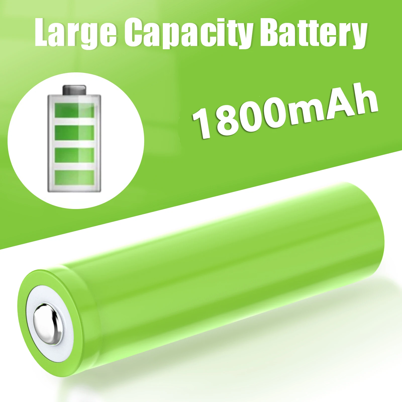 New Original 18650 Battery 3.7V 1800mAh Lithium Rechargeable Battery 18650B with PCB Protected for LED Torch Flashlight E-Tools