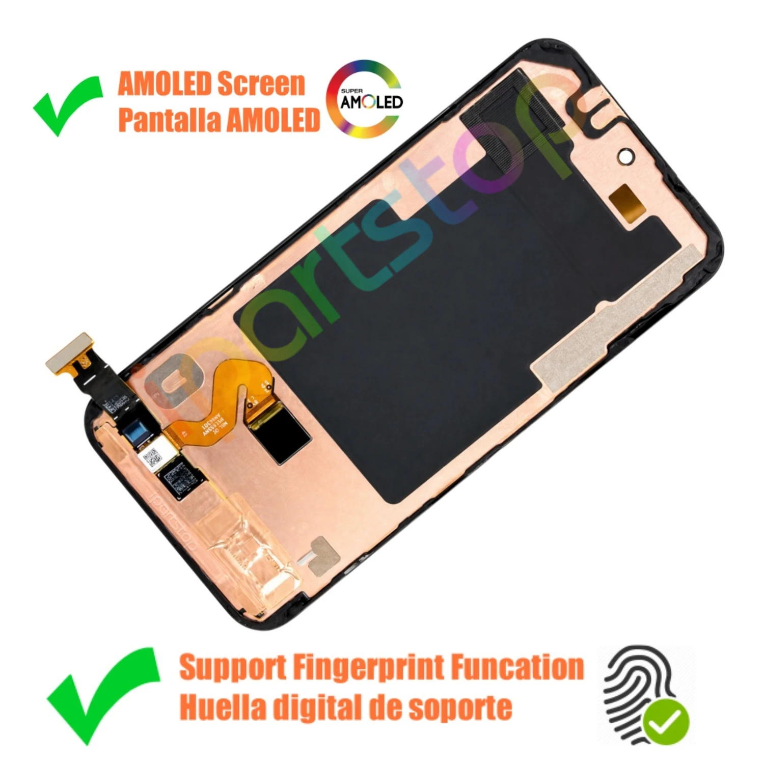 iParts Replacement Display for Google Pixel 9 Pro XL 5G GGX8B GZC4K GQ57S 120Hz LTPO OLED Touch Screen with Frame Assembly OEM