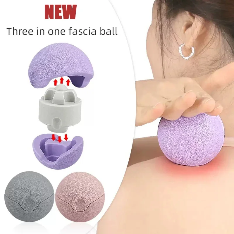 

Muscle Relaxation Multi Functional Fascial Sphere Arm Massager Neck Nerve Relief Yoga Ball Back Legs Foot Acupoint Massage Tool