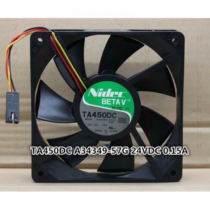 

XXZ for NIDEC TA450DC A34349-57G1 24V 0.15A 12cm 12025 3-pin dual ball inverter fan