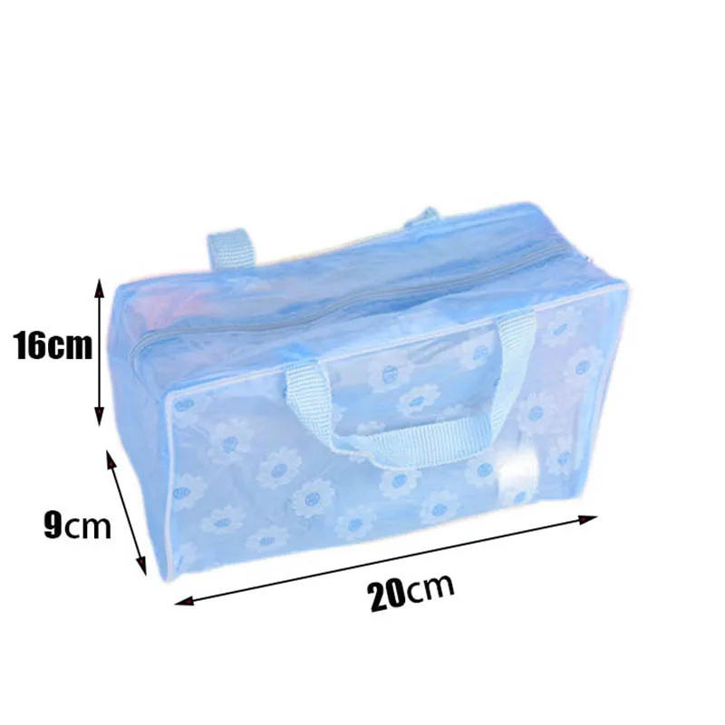 5pcs Transparent Toiletry Packaging Travel Cosmetic Bag Waterproof Travel BagToiletry Bag Portable Travel Business BeachBag image 6