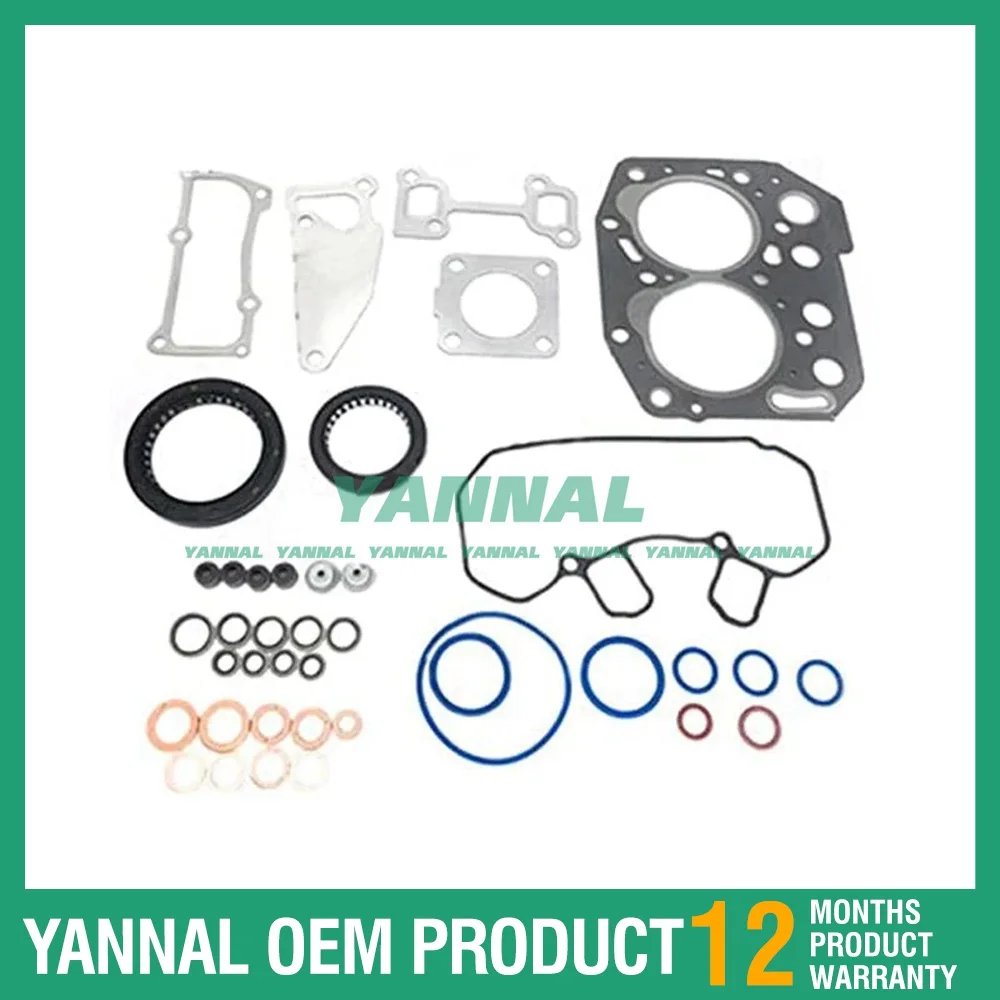 Long Time Aftersale Service For Yanmar 2D70E 2TNV70 Overhaul Rebuild Kit Piston Ring Head Gasket Bearing Set