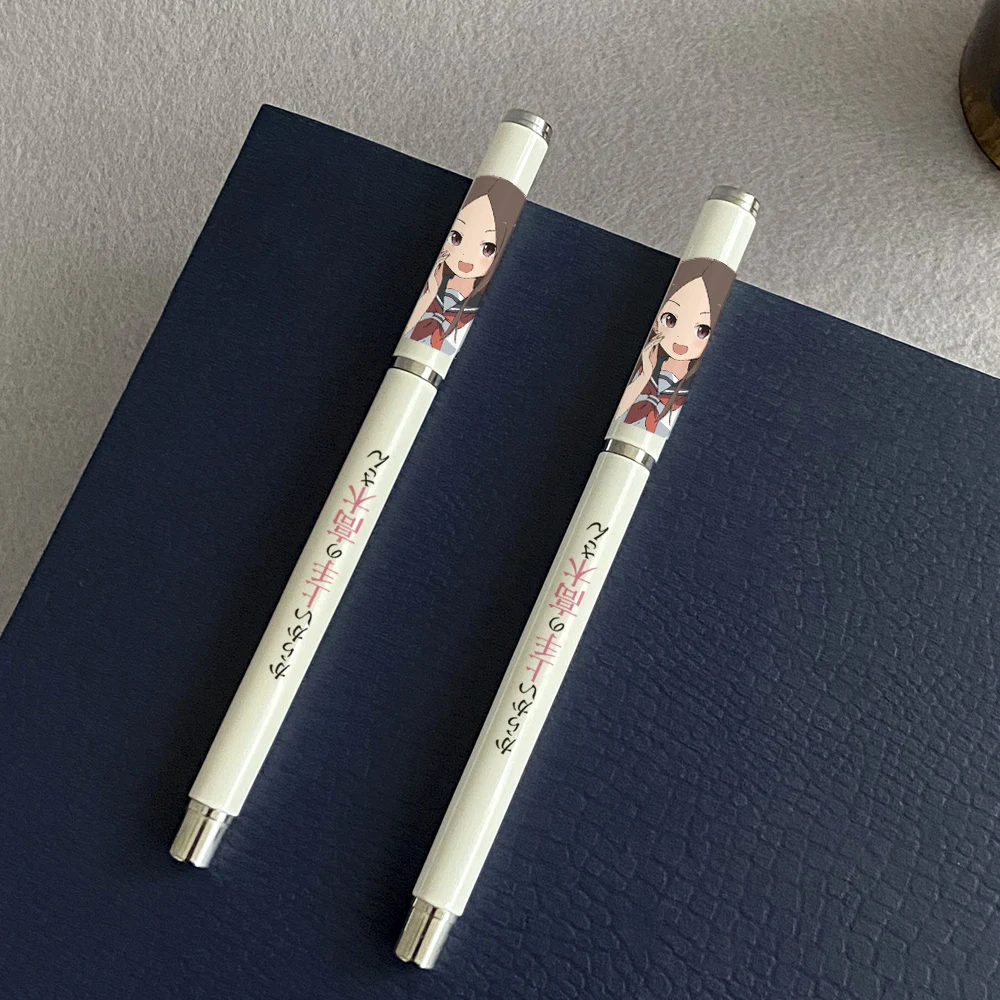 Anime Teasing Master Takagi-san Black Ink Gel Pen 0.5mm Graffiti Writing Pens Kids Gift School Stationery 1027