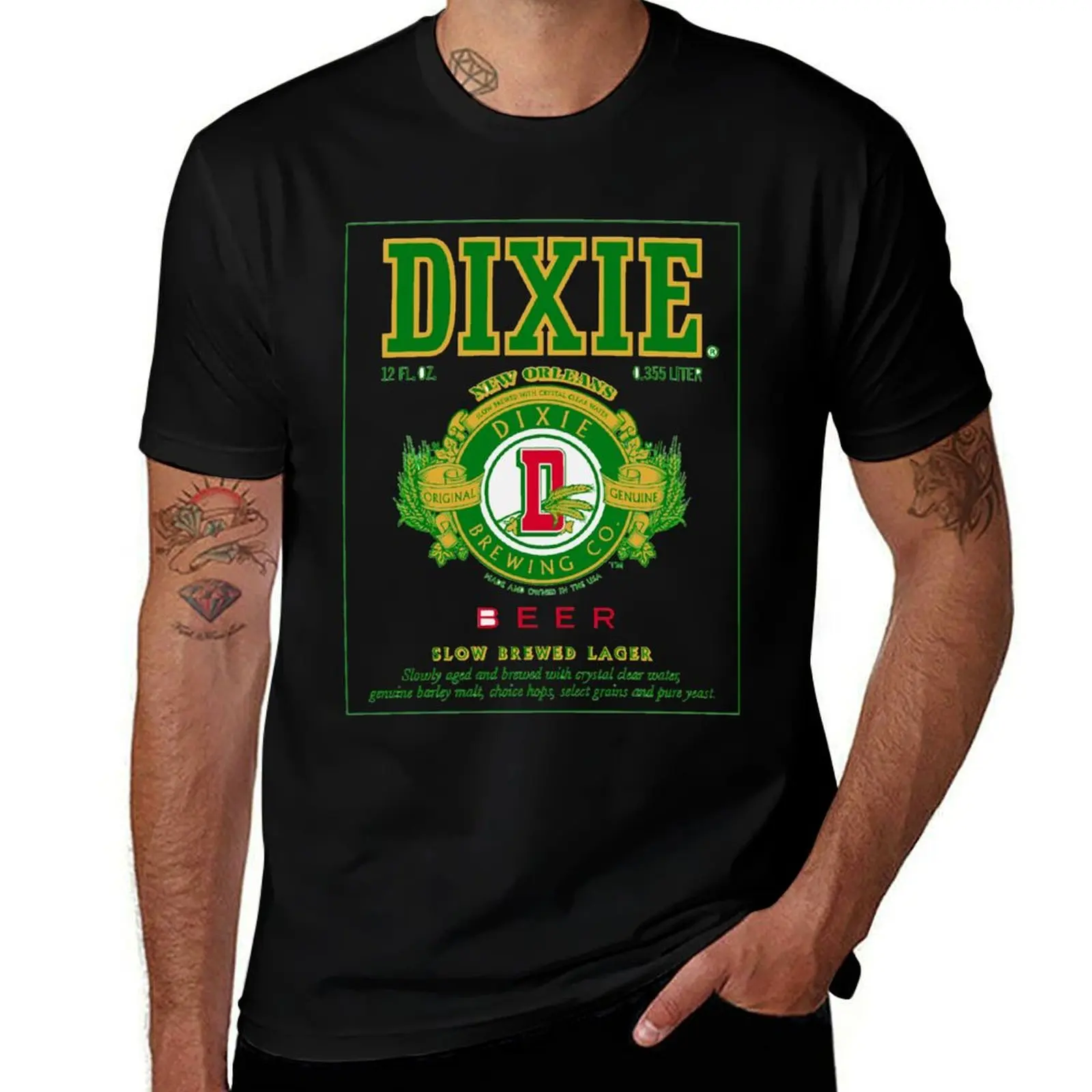 DIXIE BEER LOGO Classic T-Shirt t shirts for man cotton funny T-Shirt