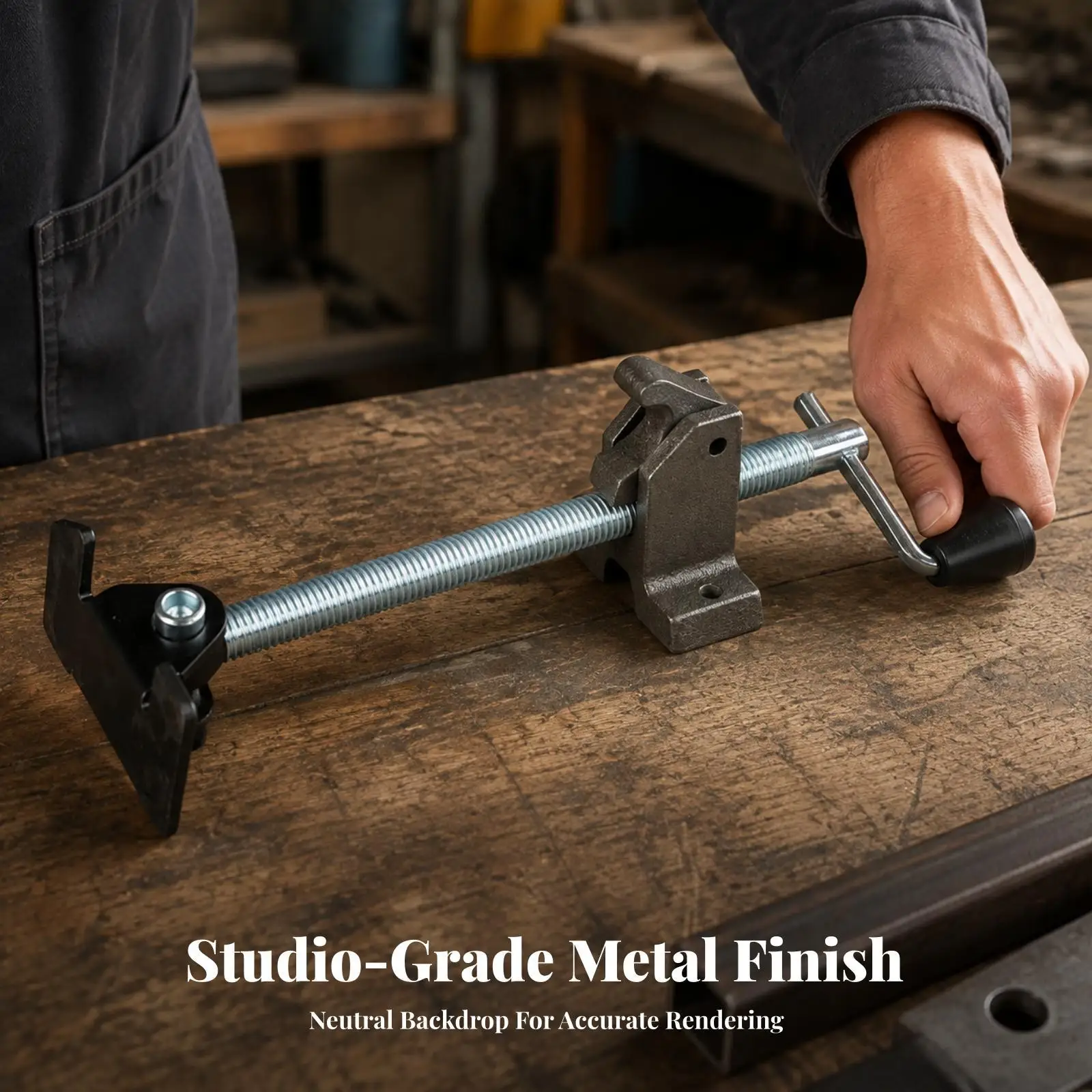 Workshop Equipment Cutting Clamp Assembly Cast Iron Construction for 355 Saw Machine Stable Grip