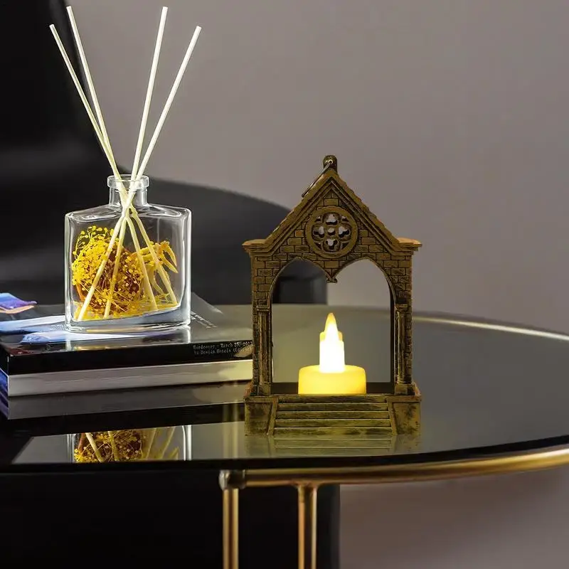 

Декоративные светодиодные ретро-свечи, электронная лампа с мерцающим пламенем для украшения дома, стола