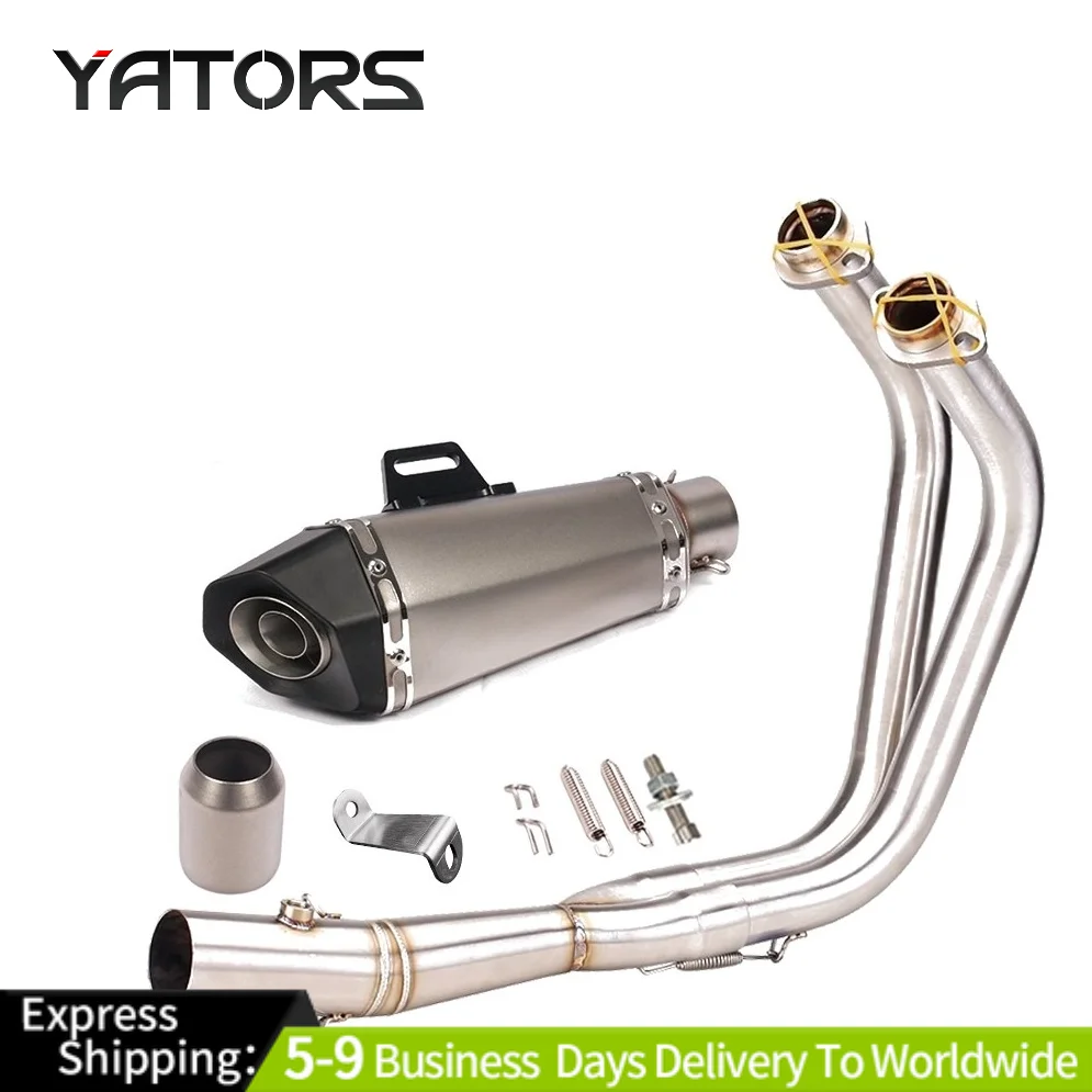 

Exhaust Header Pipe Whole System Muffler Tips For Yamaha MT-07 YZF R7 2014-2024 Exhaust Systems Exhausts Pipes