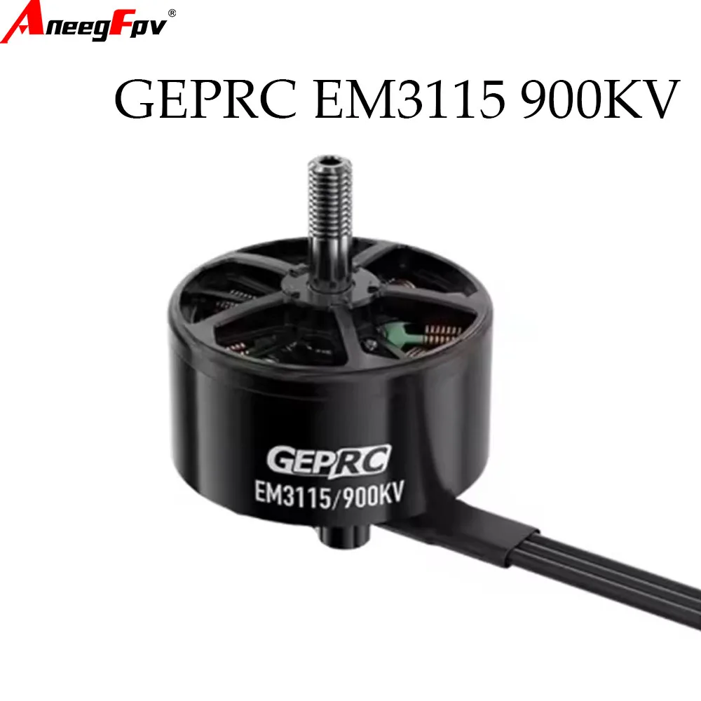 

Новый мотор GEPRC EM3115 3115 900KV 6S LiPo, подходит для FPV-дронов для фристайла 8-10 дюймов, для полетов на дальние расстояния, запчасти для DIY Mark4 LR10