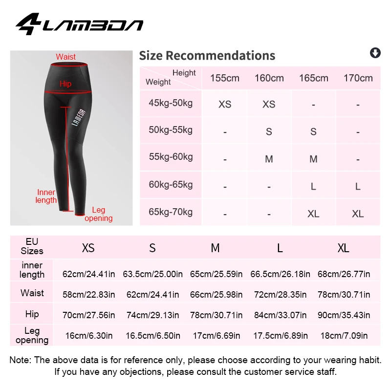 LAMEDA New Women\'s Spring Cycling Long Pants Bike Straps Women Summer Road Bike Leggings Mountain Pants Clothes