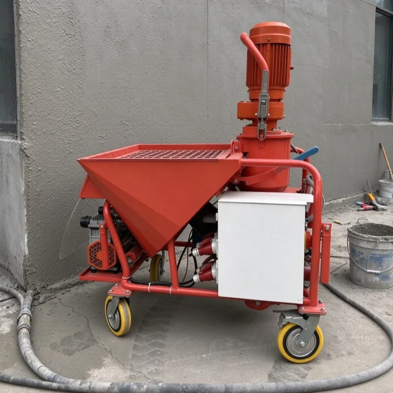 Multifunctional Gypsum Plaster Spraying Machine Screw Putty Equipment for Building Site