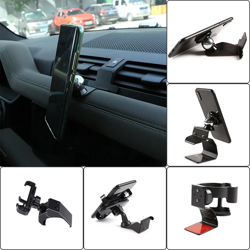 

For Land Rover Defender 90 110 2020-2023 Car Mobile Phone Holder Multifunction Holder GPS Navigation Bracket Car Accessories