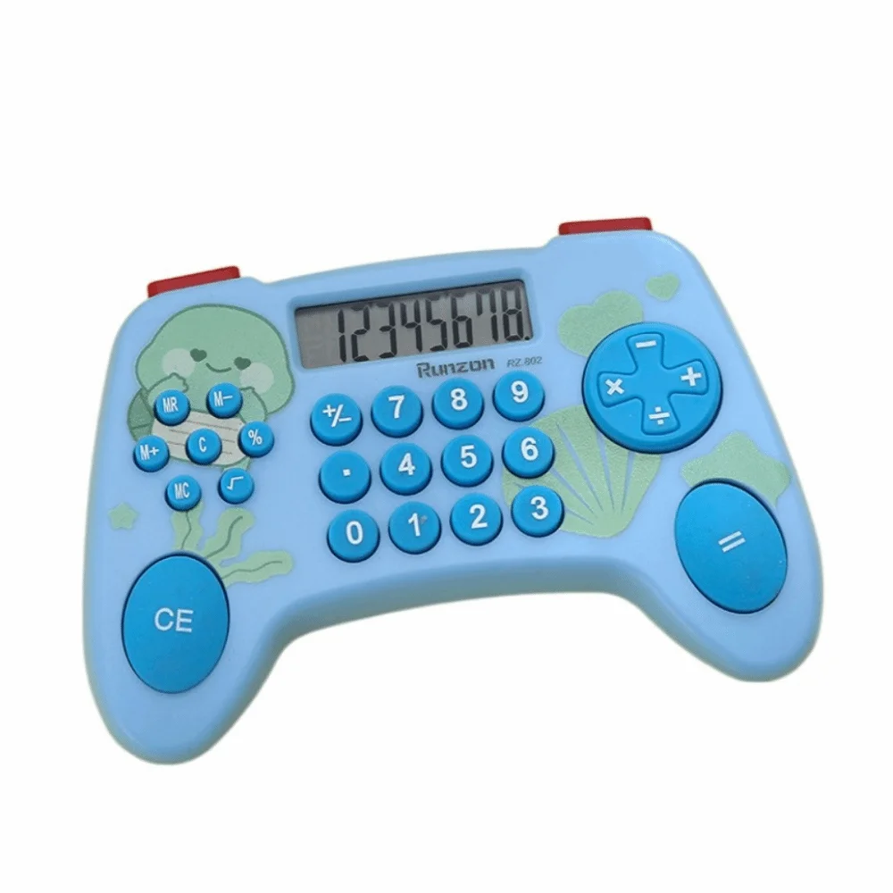 

Game Console Shape Desktop Calculator Creative Portable Cartoon Calculator Useful Battery Operated Student Calculator