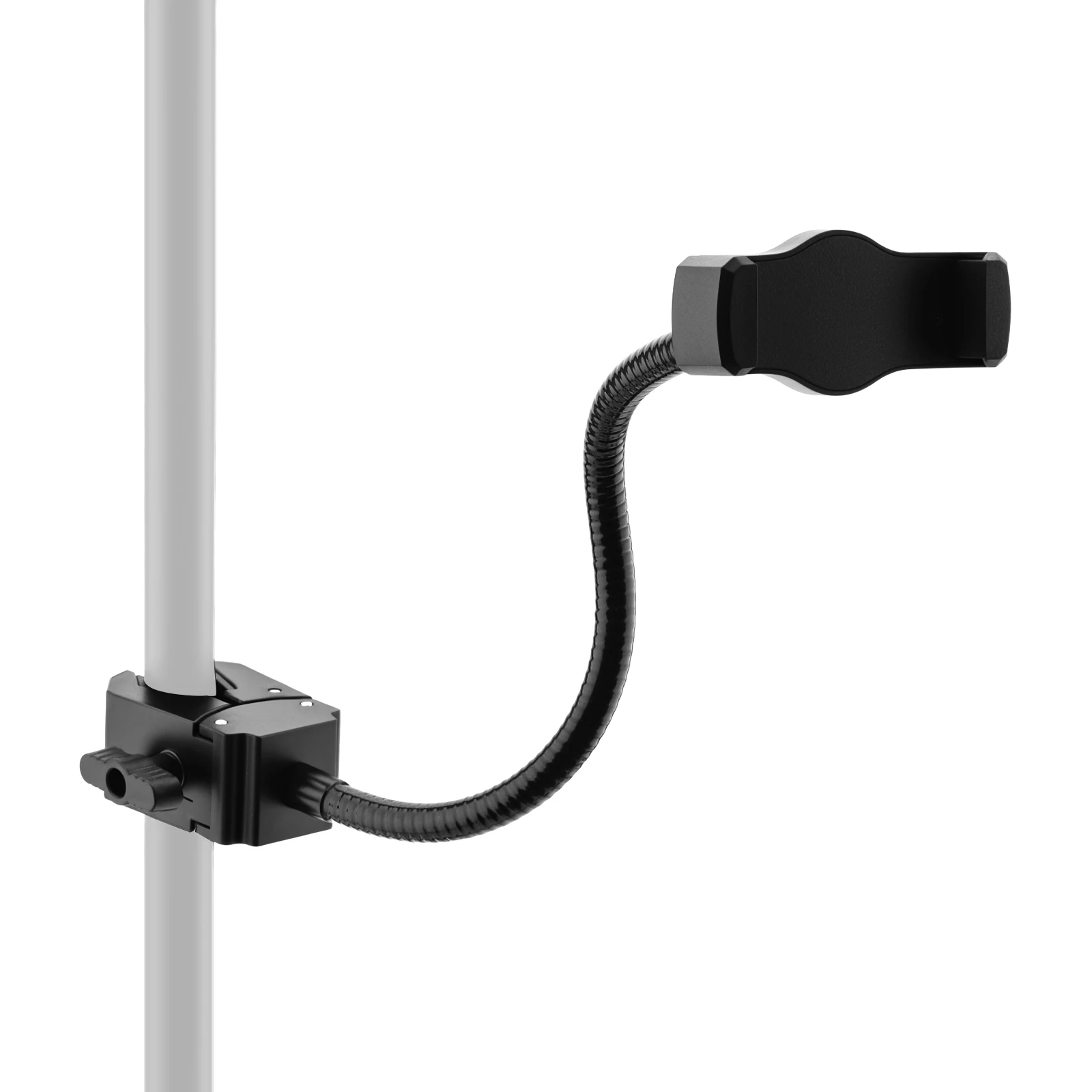 Gooseneck Microphone Stand Flexible Mic Arm Stand Desk Mic Stand With Super Clamp Mount Mic Clip for Desk / Table / Pole