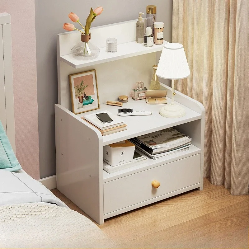 Bedside Table Simple Widening Multifunctional Storage Small Chest Multi-layer With Drawers Locker Small Cabinet