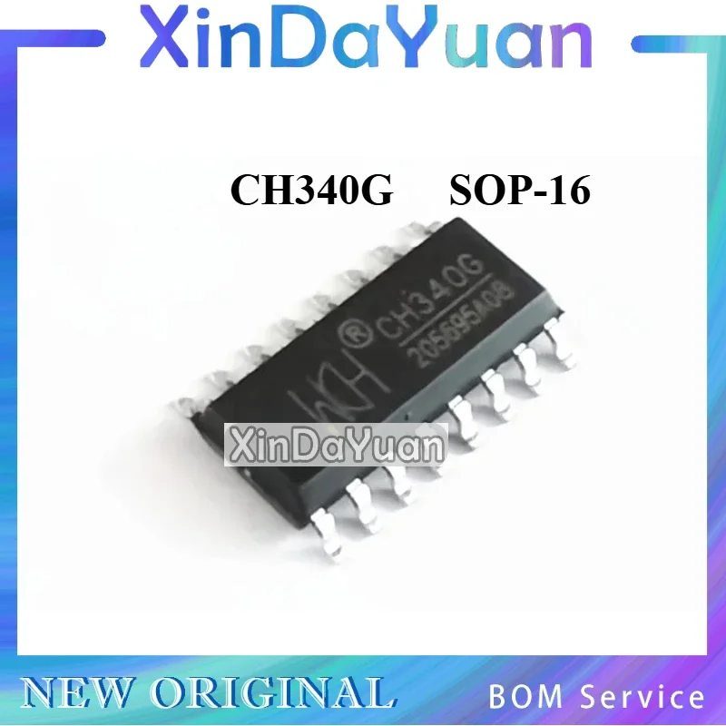 

10 pcs CH340G CH340 SOP-16 IC USB To Serial Chip