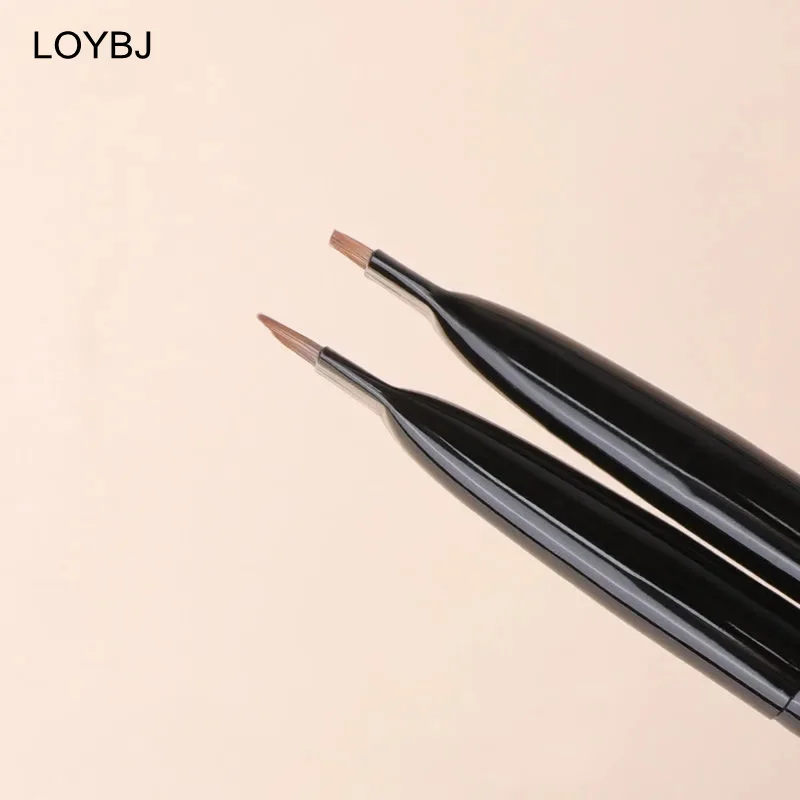 LOYBJ 1/2pcs Blade Makeup Brushes Angled Thin Eyebrow Brush Flat Fine Eyeliner Brush Professional Liner Brow Beauty Make Up Tool