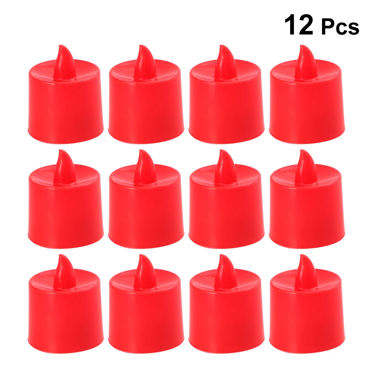 24 PCS Lamp LED Red Lights Romantic Party Decorations Banquet Ornament Lamps