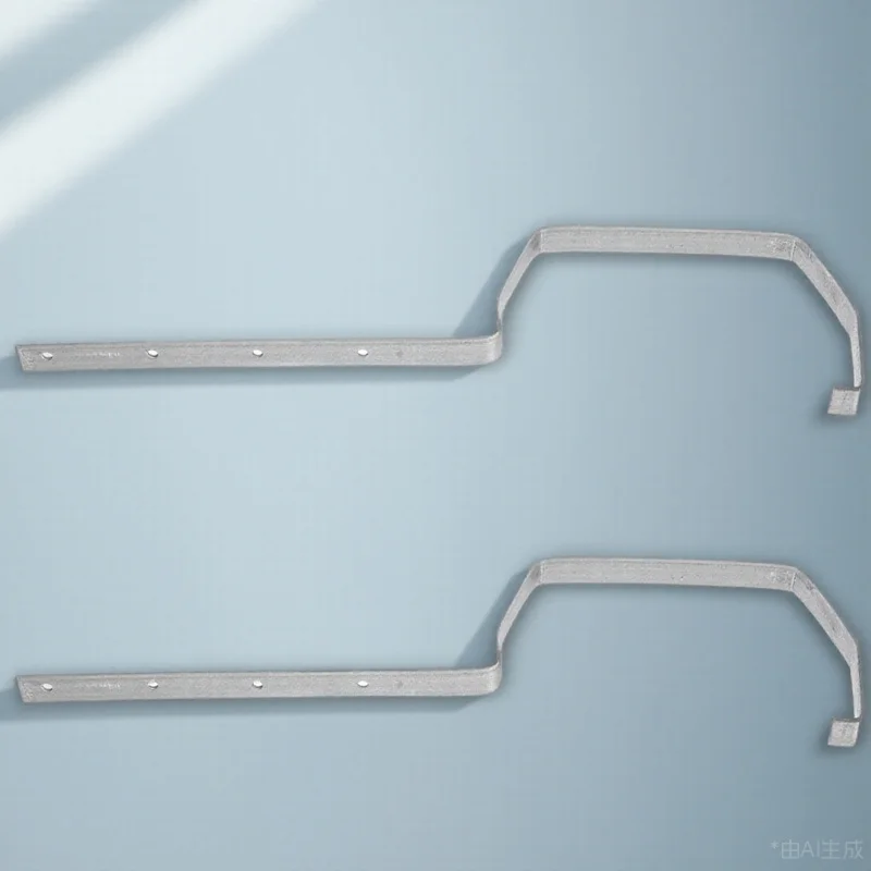 2 Pcs Iron Gutter Holder Bracket Metal Support Brackets for Roof Heavy Duty