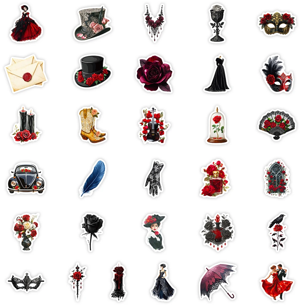 10/30/56pcs Cartoon Adesivo Palla Mascherata Estetica Graffiti Decalcomanie FAI DA TE Notebook Telefono Bagagli Auto Bici Adesivo Impermeabile Decor